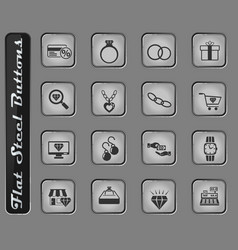 Jewerly Store Icon Set