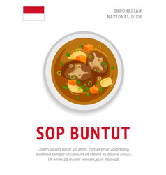 Sop Buntut National Indonesian Dish