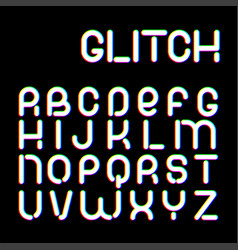 3d Glitch Effect Font