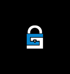 Letter Cc Lock And Security Logo Design Concept