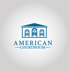 American Court Supreme House Logo Design