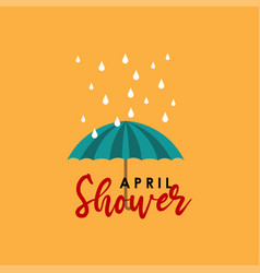 April Showers Bring May Flowers Template Design