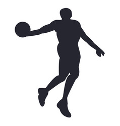 Basketball Player Silhouette 1 High Quality