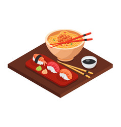 Japan Food Tray Composition