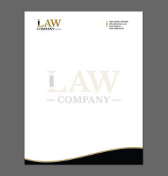 Law Or Attorney Letterhead Template For Print