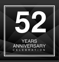 52 Year Anniversary Celebration Logo