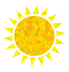 Sun Triangle Filled Icon