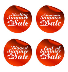 Red Summer Sale Stickers Sizzlingclearance