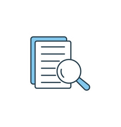 Search File Icon Research Magnifying Glass