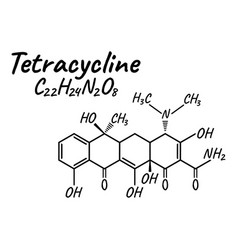 Tetracycline Antibiotic Chemical Formula