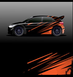 Rally Car Decal Graphic Wrap