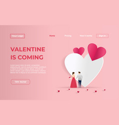 Landing Page Template Of Couple With Dating Apps