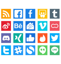 20 Professional Social Media Icons Such As Women