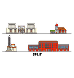 Croatia Split Flat Landmarks