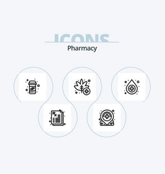 Pharmacy Line Icon Pack 5 Icon Design