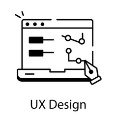 Web Development Linear Icon