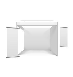 Blank White Trade Stand