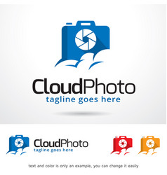 Cloud Photo Logo Template