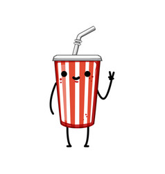 Sticker Soda Cup Character Cartoon