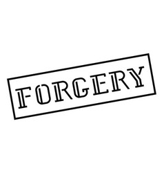 Forgery Stamp On White Background