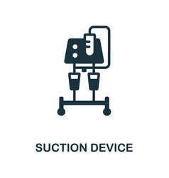 Suction Device Icon Monochrome Sign From Medical