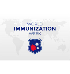 World Immunization Week Background Design