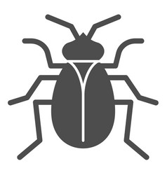 Flea Solid Icon Pests Concept Home Parasite