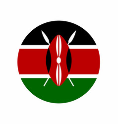 Kenya Flag National Africa Emblem Icon