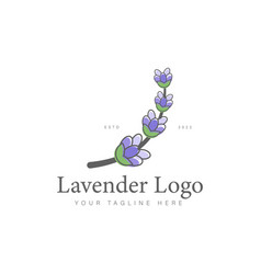 Lavender Logo Design Icon