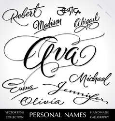 Names Hand Lettering Set