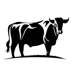 Cow Icon On White Background