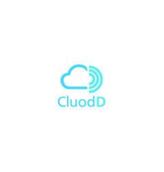 D Cloud Logo Design Template