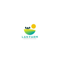 Green Farm Logo Design Template