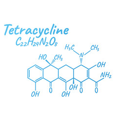 Tetracycline Antibiotic Chemical Formula