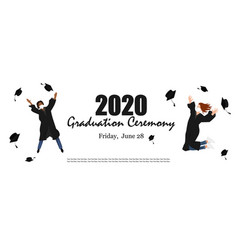 2020 Graduation Ceremony Banner Young Graduate