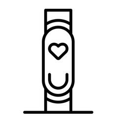 Fitbit Bracelet Icon Outline Style