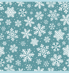 Seamless Pattern With Snowflakes