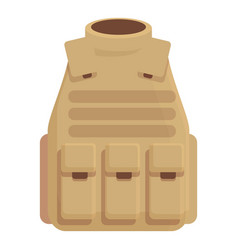 Team Vest Icon Cartoon Police Proof