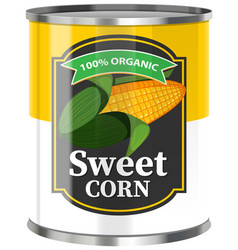 Sweet Corn Food Can