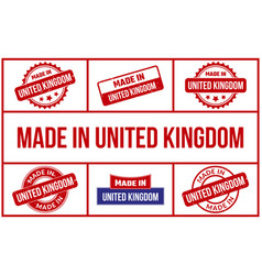 Made In United Kingdom Rubber Stamp Set