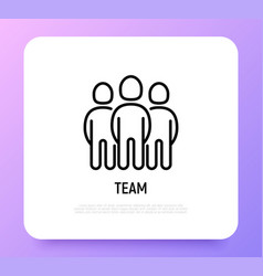 Team Flat Icon Group Of People With Leader