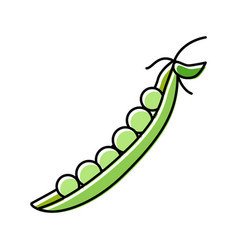 Peas Seed Color Icon