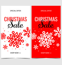 Christmas Sale Promotion Vertical Banner