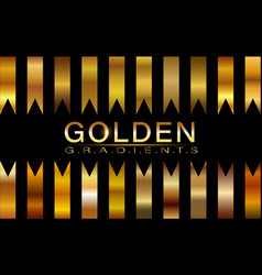 Gold Set Of Golden Gradients