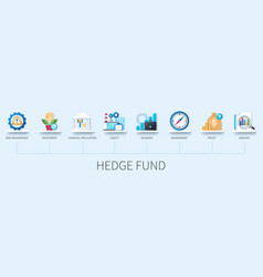 Hedge Fund Web Infographics In 3d Style