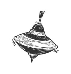 Spinning Top Toy Sketch