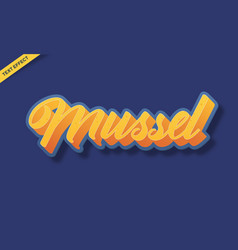 Mussel Sea Text Effect Design