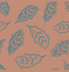 Calathea Leaf Seamless Pattern Background