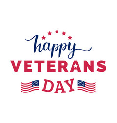 Happy Veterans Day Hand Lettering