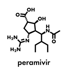 Peramivir Influenza Drug Molecule Neuraminidase